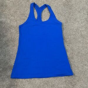LULULEMON deep blue tank top size 6